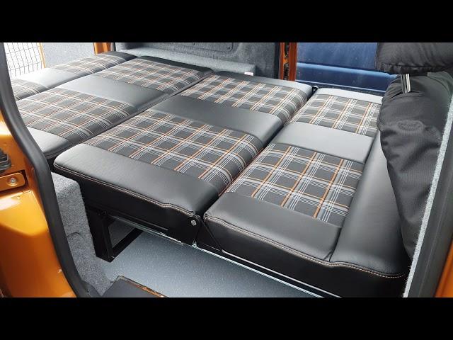 Vw caddy 2k mk3 2015 rock and roll bed rusty lee camper non maxi van