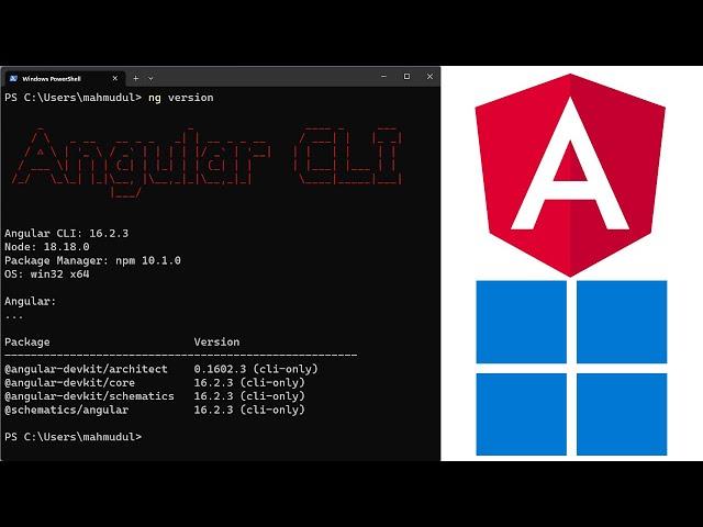 How to install Angular 16 on Windows 11 | Angular CLI