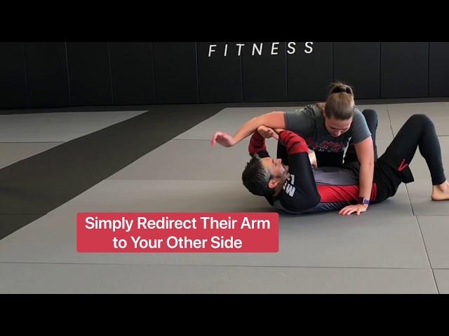 Side Control Escape | Crossface Redirection w Gift Wrap Sweep