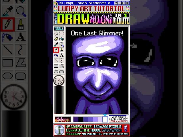 Draw AO ONI! 1 MINUTE Art Tutorial!