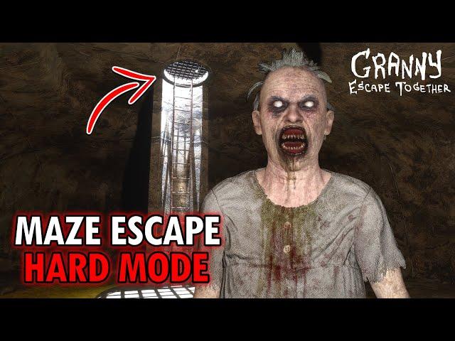 Granny Escape Together Maze Escape - Hard Mode