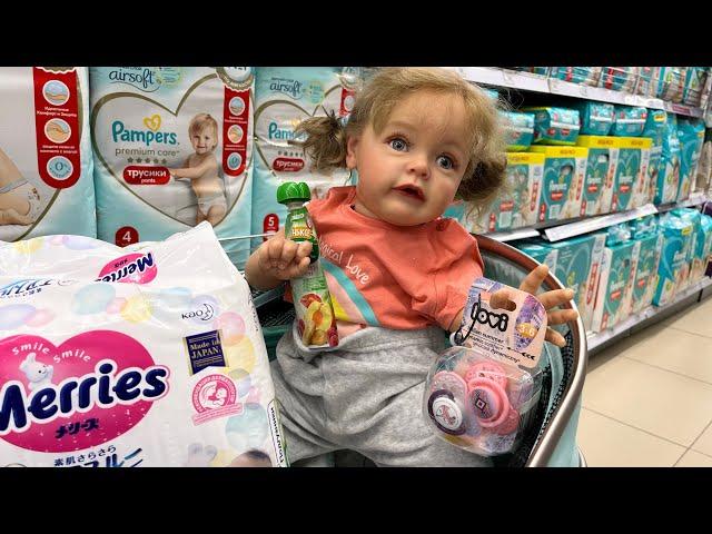 Vlog: Шоппинг с куклами реборн Shopping with reborn doll 