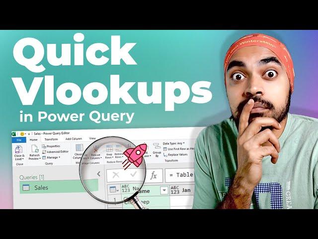 Quick Vlookups in Power Query!