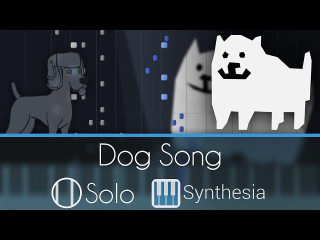 Dog Song [Extended] - Undertale OST - |SOLO PIANO COVER| -- Synthesia HD