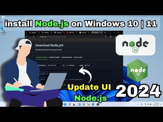 How to Install Node.js and NPM on Windows 11 [ 2024 Update] | NodeJS Installation