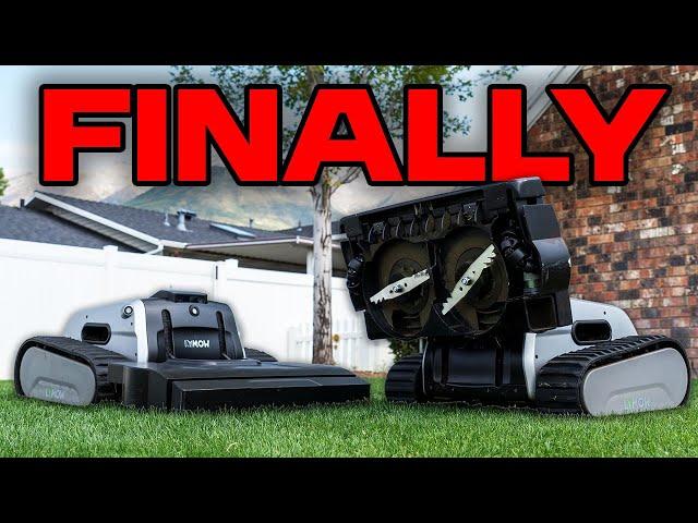 World's FIRST Robot Mower with Real Mower Blades  – Insane Results