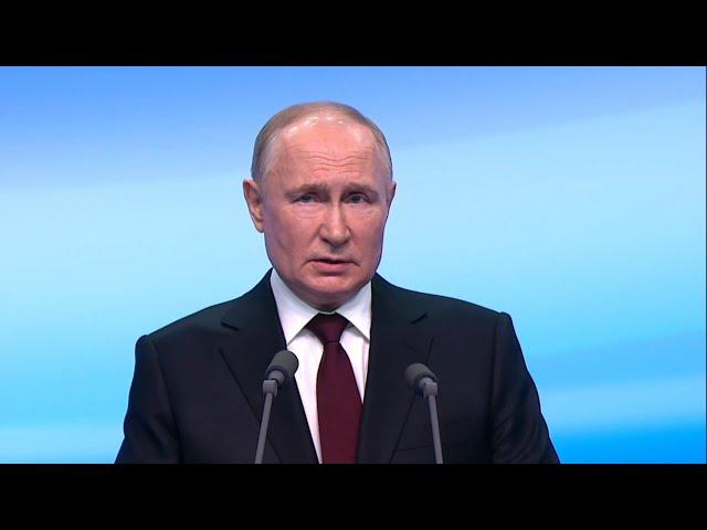 Пресс-конференция Владимира Путина после победы на выборах