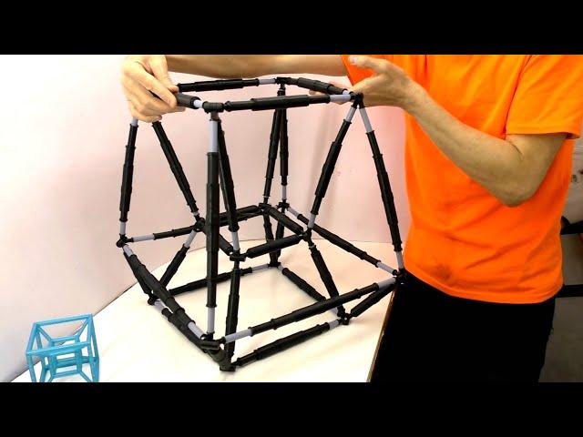  Я сделал Гиперкуб на 3Д принтере 4d Hypercube 3D print Tesseract  #Shorts  Игорь Белецкий