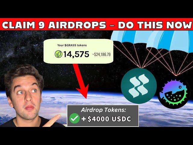 Claim 9 Airdrops - DO THIS NOW