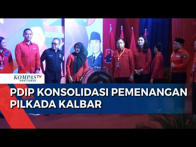 DPD PDIP Kalbar Gelar Rakerda, Minta Seluruh Kader Menangkan Pilkada 2024