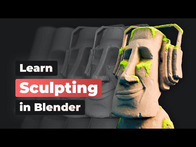 Sculpting in Blender for Beginners (Full Course/Tutorial) #b3d