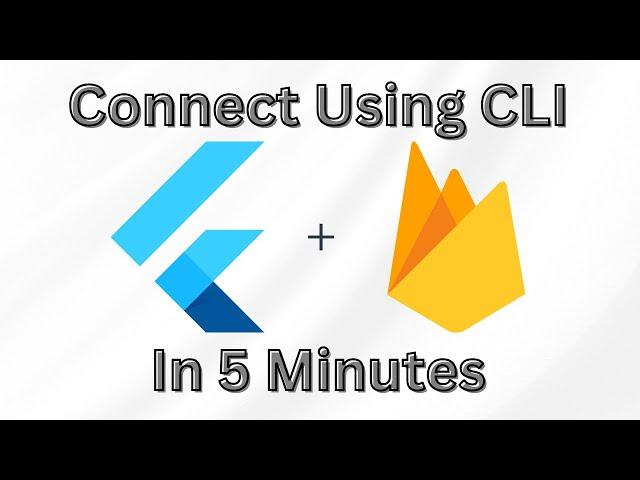 5-Minutes Connect #firebase with #flutter using flutterfire CLI