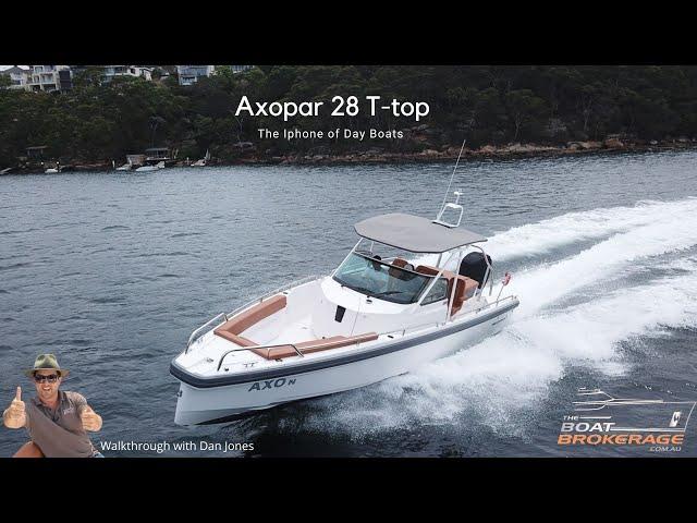 Axopar 28 T-top Walkthrough