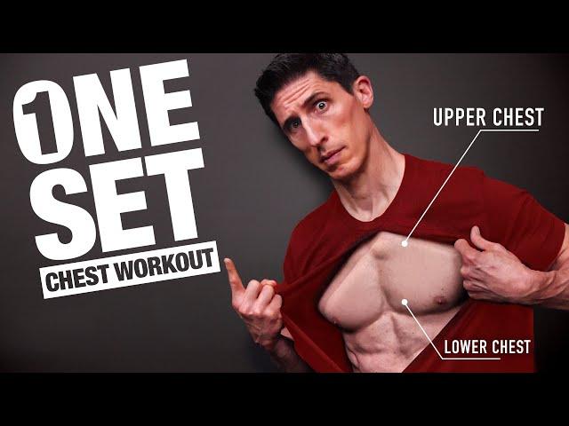 The 1 SET Chest Workout (FAST CHEST GAINS!)