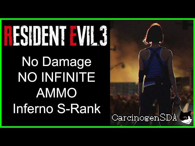 Resident Evil 3 Remake (PC) No Damage - Inferno, S Rank (No Shop Items)