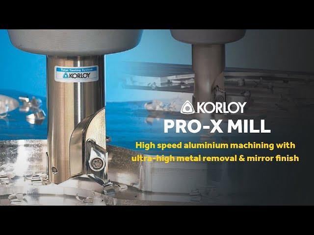 Korloy Pro-X Mill for Aluminium Indexable Milling System - Cutwel TV