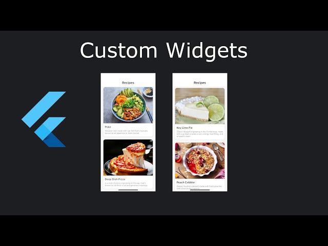Custom Widgets | Introduction Flutter