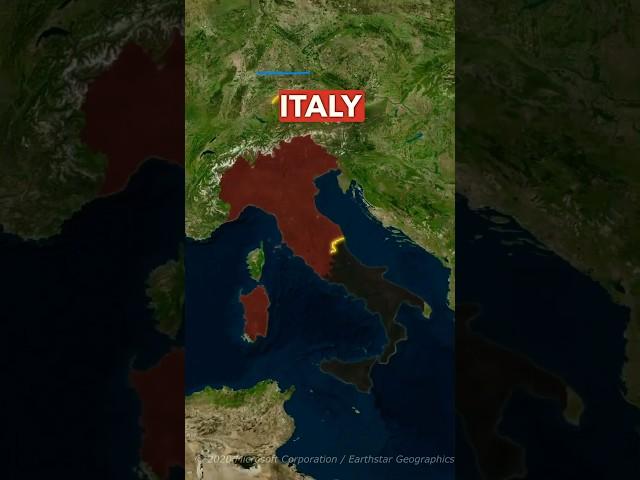 Did You Know That Italy...   #shorts #geography #maps #italy