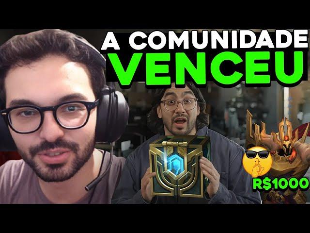 RIOT VOLTA ATRÁS NOS BAÚS HEXTECH E SKIN DO MORDEKAISER DE 1000 REAIS - MYLON REACT