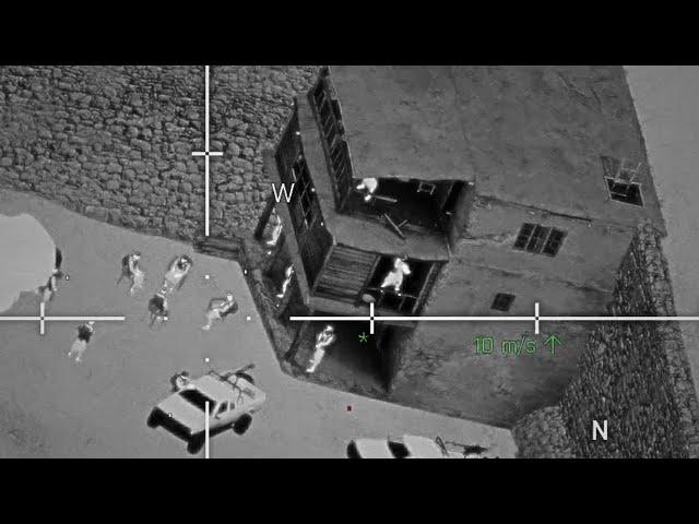 AC-130 Gunship Destroys Insurgent Command Center