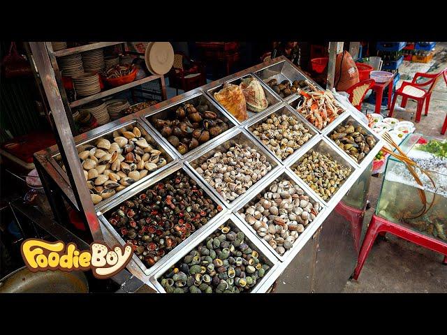 Vietnamese Seafood Street Food | Grilled Seafood & Grilled Shrimps