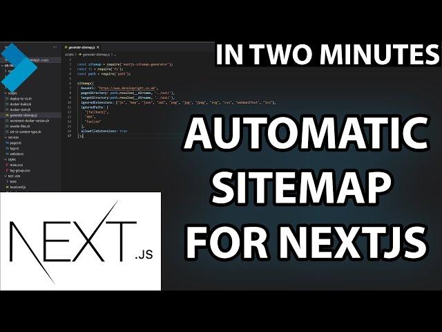 Generate Static Next.js Sitemap Automatically | In 2 Minutes