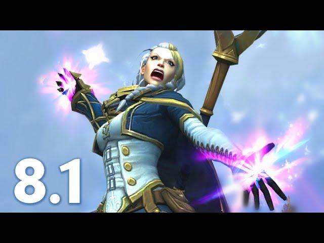 Jaina Blows the Horde Invaders Up & Steals The Abyssal Scepter from Rastakhan [WOW BFA 8.1 Cutscene]