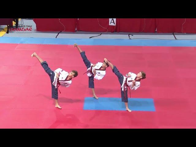 10th WTF World Taekwondo Poomsae Championships 2018 Taipei  - Team Russia.