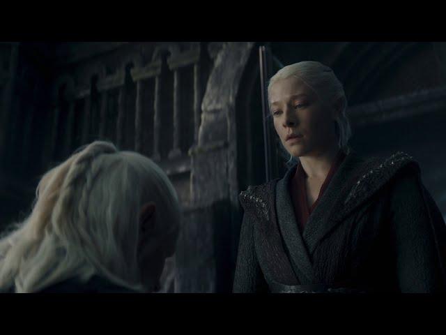 Daemon bends the knee to Rhaenyra Full Scene HD Version | House of the Dragon S02E08