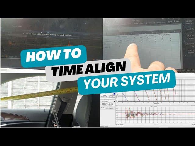 How to Time Align your system (Tape measure, Helix auto TA, Impulse response)