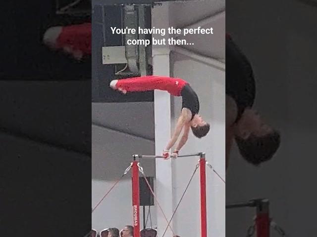 I had a PERFECT comp till this moment  #fails #gymnastics #gymnast #gymnasticskids