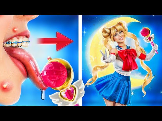 How to Become Sailor Moon! Star Girl, Moon Girl and Sun Girl in Real Life!