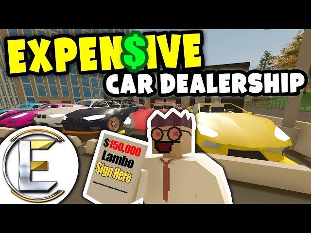 Expensive Car Dealership | Unturned Sale Man RP - FAST Super cars up to $150000 (Roleplay)