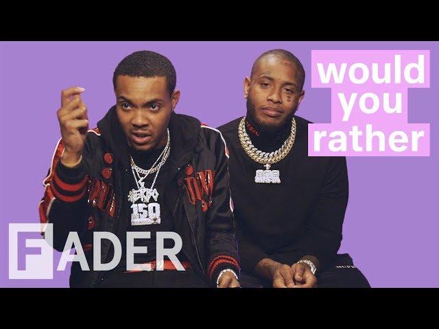 G Herbo and Southside discuss boxing Trump and more | "Would You Rather" Season 1 Episode 1