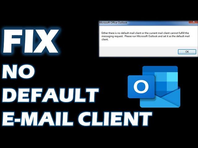 Fix "No default mail client" error when sending files from Office programs