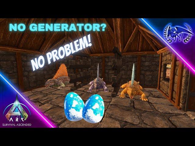 How to Hatch Eggs with No Generator - ARK: Survival Ascended