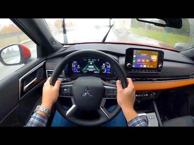 2024 Mitsubishi Outlander PHEV - POV Test Drive (Binaural Audio)