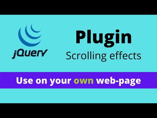 JQuery scrolling effects (animation) - JQuery Plugin