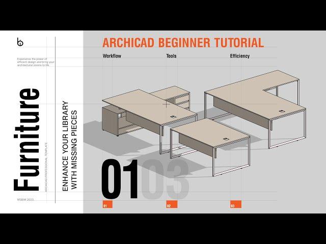 ArchiCAD 26 | Creating Custom Furniture - Fill the Void with User-Friendly Objects