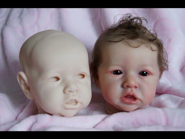 My  new reborn doll Saskia kit by Bonnie Brown