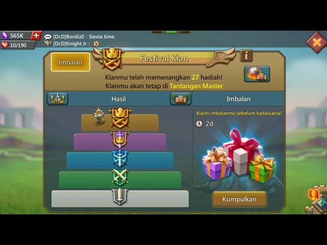 Collect Gf Master Prizes & Familiar Reviews  Lord Mobile ..