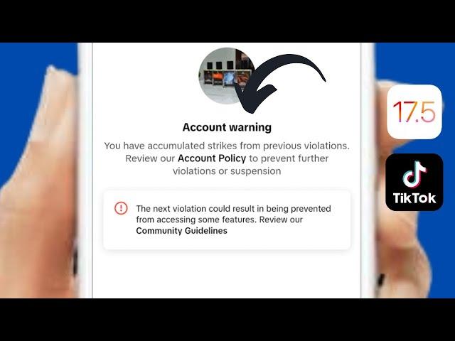 How to Fix TikTok Account Warning | Remove Account Warning On TikTok iPhone