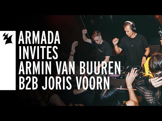 Armada Invites: Armin van Buuren B2B Joris Voorn – ADE 2024