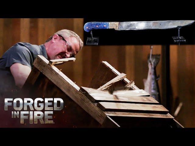 ANCHOR CHAINS Used to Form Nautical Blades | Forged in Fire (Season 4)