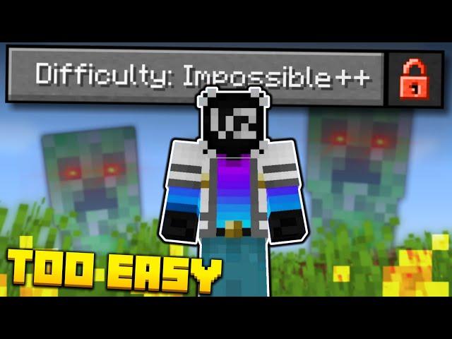 I Beat Fundy's NEW "IMPOSSIBLE" Difficulty in Minecraft (first try)