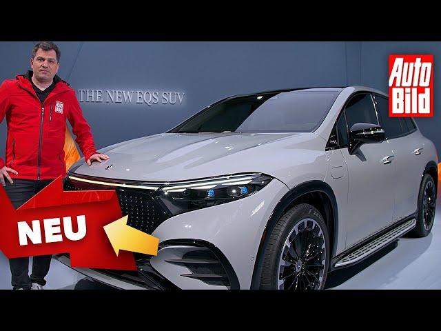 Mercedes EQS SUV (2022) | Das ist der elektrische GLS der Zukunft | Sitzprobe mit Dennis Petermann