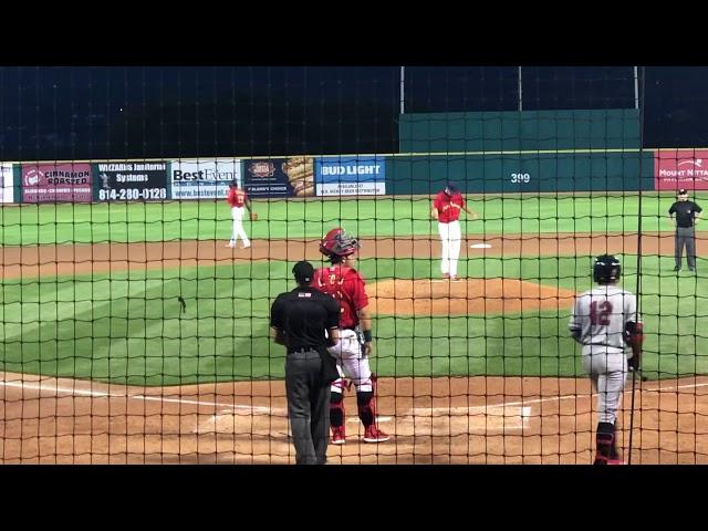 George Valera at bat