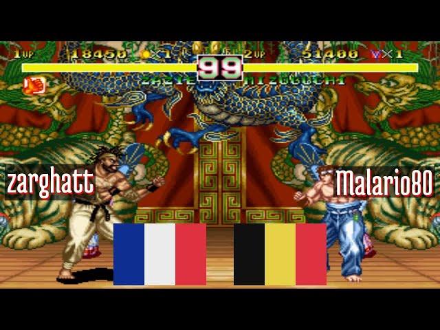 FT5 @karnovr: zarghatt (FR) vs Malario80 (BE) [Karnovs Revenge Fightcade] Jun 21