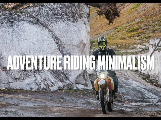 Adventure Riding Minimalism