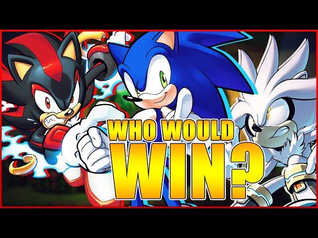 Sonic Vs Shadow Vs Silver